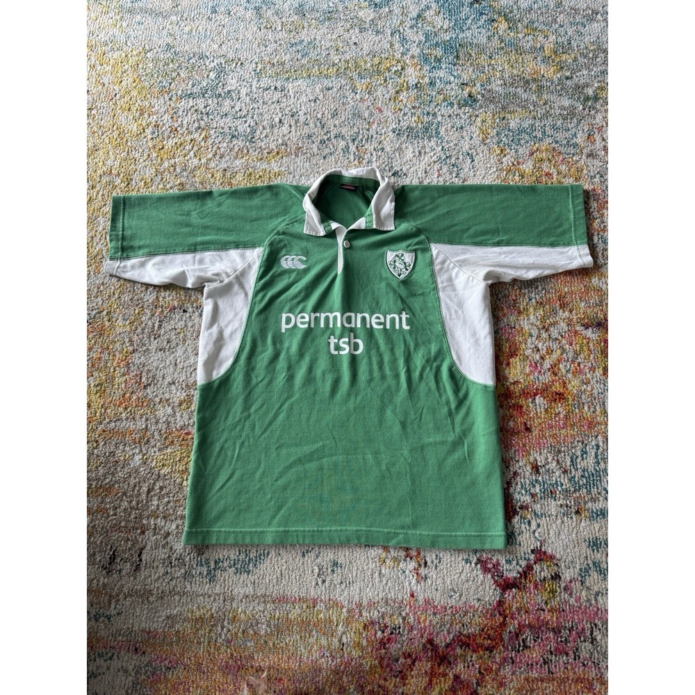 Canterbury Irish Rugby‎ Shirt 2005 Ireland Permanent Tsb Men's Small Rare